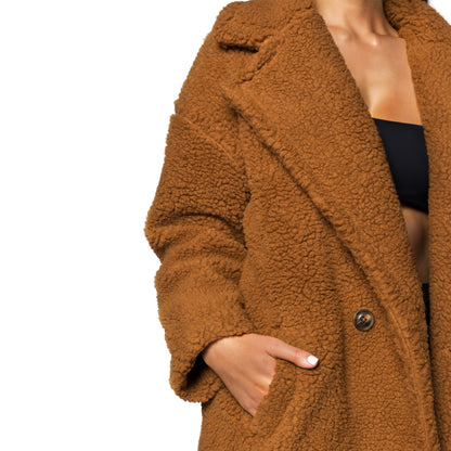 THE TEDDY COAT (BROWN)